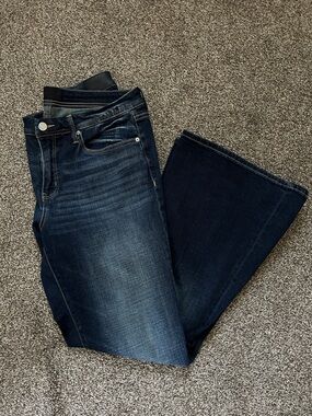 Buckle Black High Rise Flare Jeans